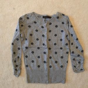 The Limited Womens Polka Dot Cardigan